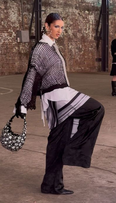 An incredible outfit spotted at AFW 2025