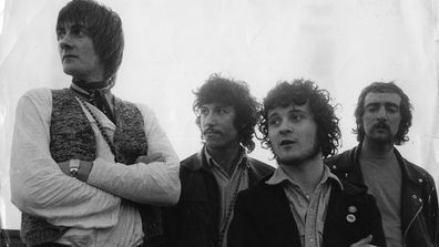 Fleetwood Mac members (from left to right) Mick Fleetwood, Peter Green, Jeremy Spencer and John McVie (Photo: 17th June 1968)