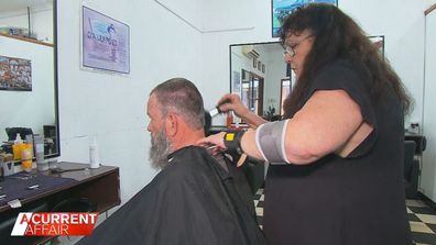 Linda Evans owns a hairdressing salon in Cooroy.