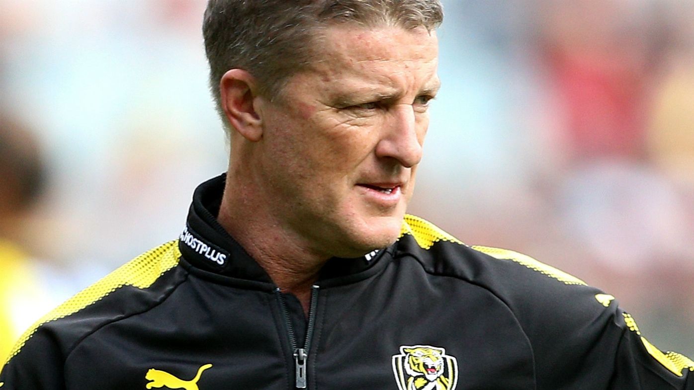 Damien Hardwick coach of the Tigers