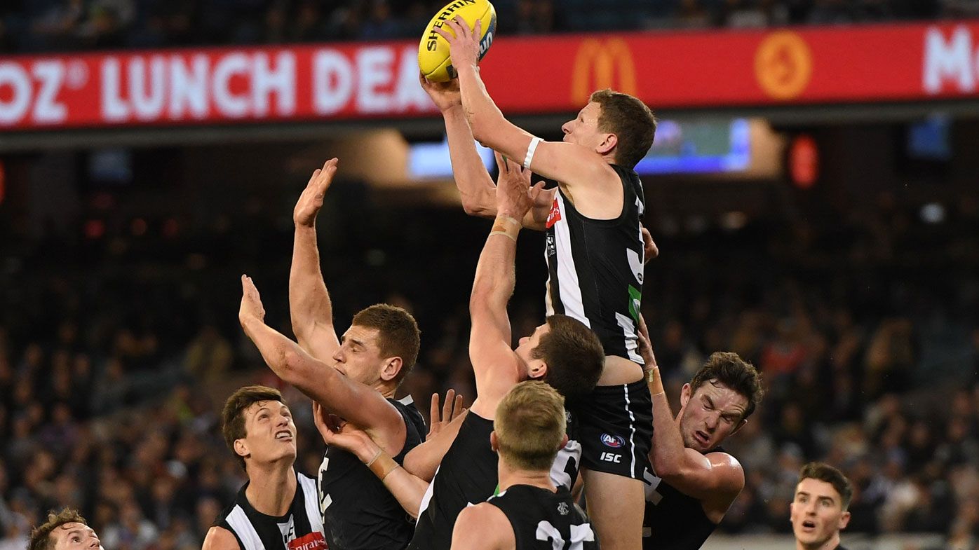 Injury-hit Blues brave but Pies prevail
