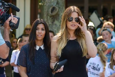 "Wow, my sister has changed. She used to whip her boobs out for no reason. Now she does it to feed her child." <br/><br/>- Khloe on Kourtney<br/><br/>Image: Getty