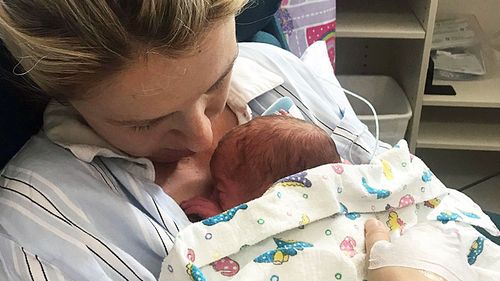 Rosanna Gillespie underwent an emergency caesarean at 33 weeks pregnant. (Photo: Rosanna Gillespie)