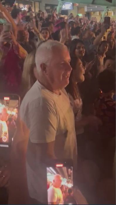 Daryl Braithwaite at Harry Styles' concert in Melbourne