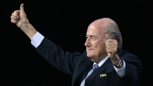 Sepp Blatter has been re-elected as FIFA president. (AAP)