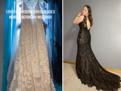 People call bride-to-be's 'dramatic' change to wedding dress an improvement