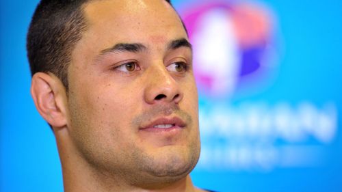 Jarryd Hayne denied he had been contacted by an NRL team in the US. (AAP)