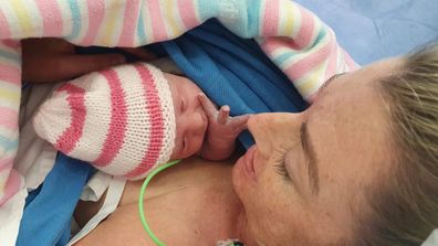 Sydney mum Donna Holmes had her second baby by c-section in 2020