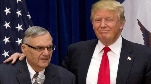 Arpaio has been a vocal supporter of Mr Trump. 