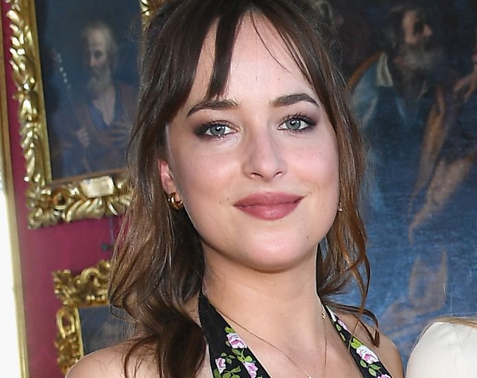 Dakota Johnson in Gucci in the Front Row