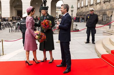 Princess Mary attends opening of Danish Parliament in Jackie O inspired outfit