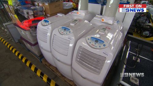 White goods and air conditioners will hit the Llyods online marketplace. Picture: 9NEWS