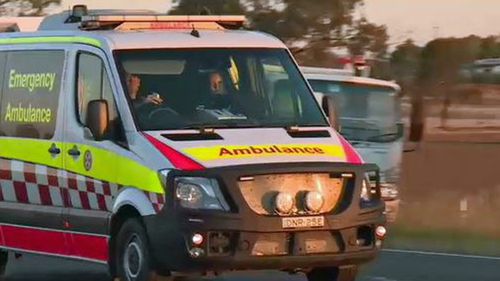 NSW Paramedics rush to Burley Griffin Way, 5km east of Temora, following a double fatal car crash.