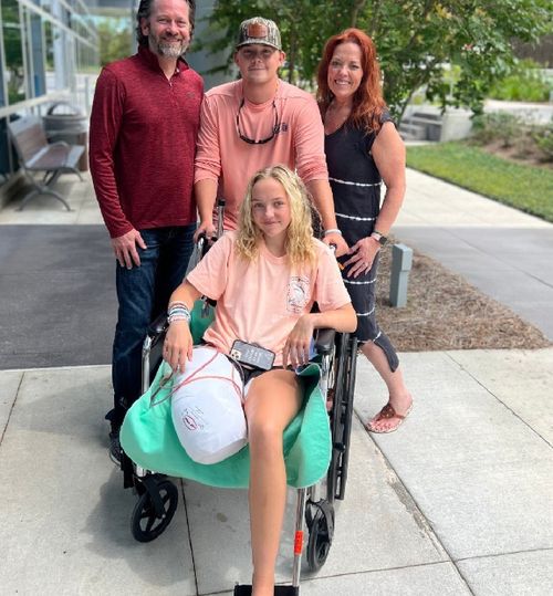 A teenager who was mauled by a shark has revealed how her brother saved her life by punching the creature.High school cheerleader Addison Bethea lost part of her leg after the attack by the 2.7m shark in Florida.