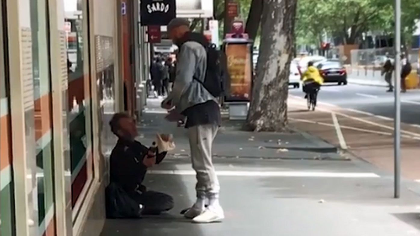 Quade Cooper's kind gesture to homeless person