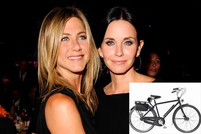 Courtney Cox once gave her <i>Friends</i> co-star Jennifer Aniston a Chanel push bike, worth over $12,000!