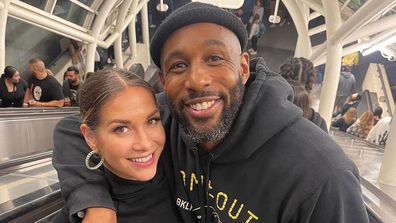 Stephen 'The Wizard' Boss and wife Allison Holker.