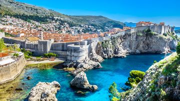 Two Australian tourists have been seriously injured after falling 10m from a medieval wall in the holiday destination of Croatia.