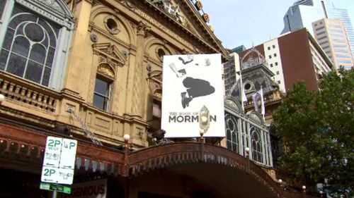 'The Book of Mormon' officially opens at the Princess Theatre on February 4. (9NEWS)
