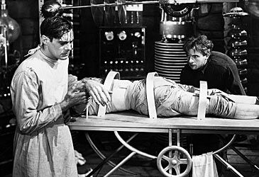 Who portrays the monster in 1931's Frankenstein?