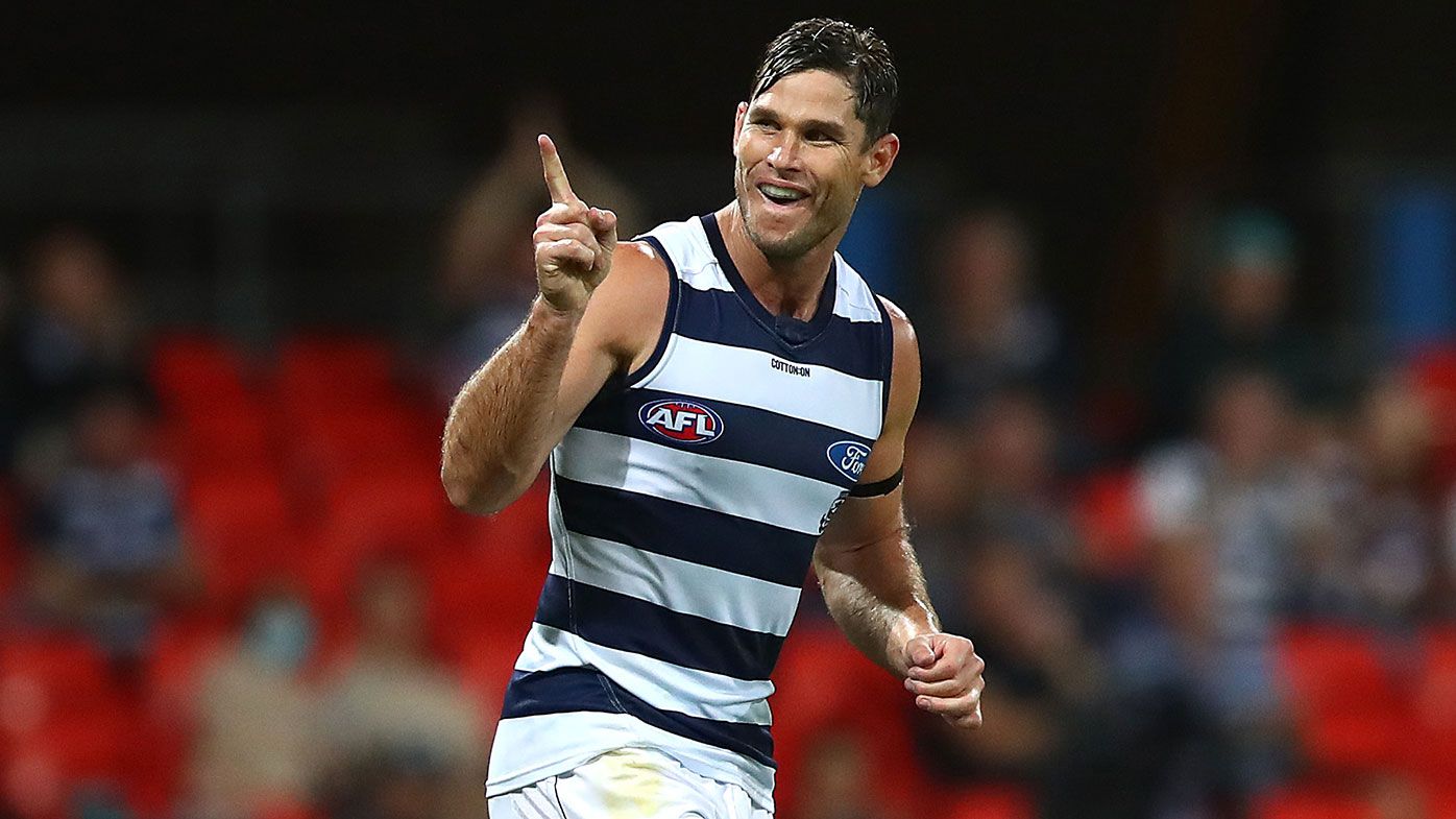 Geelong Cats re-sign Tom Hawkins on two-year deal