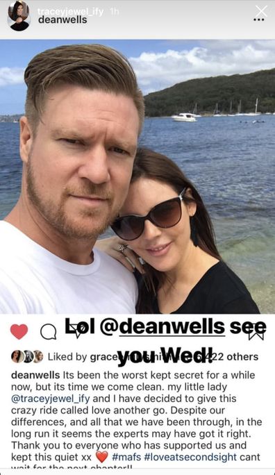 Dean Wells and Tracey Jewel