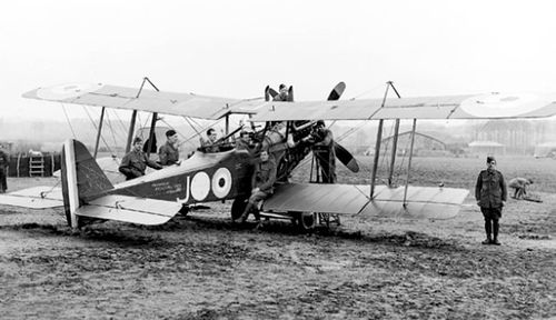 Aircraft such as this British Sopwith Camel were used early in the battle as a diversion. (Photo: AWM).