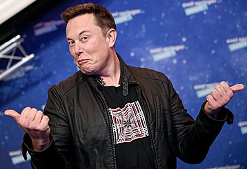 Elon Musk aux prix de Berlin (Getty)