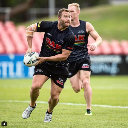 The injury comes amid a list of other stars ruled out of the Panthers' line-up, including Josh Mansour and Nathan Cleary. Picture: Instagram.