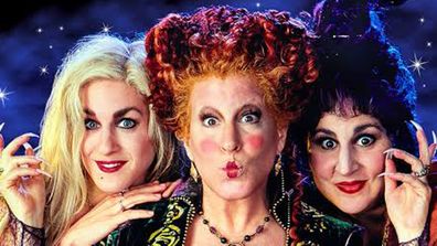 Sarah Jessica Parker, Bette Midler, Kathy Najimy, Hocus Pocus, movie