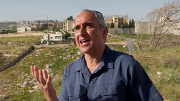 Australian Jew Daniel Luria claims he has more right to the land than Palestinians who were born there. Picture: 60 Minutes