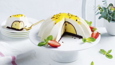 Coles passionfruit mousse dessert