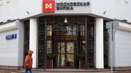 The Moscow Stock Exchange.