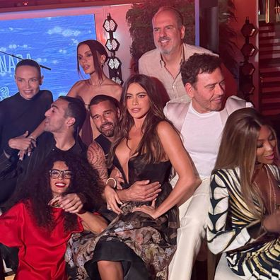Naomi Campbell, Ricky Martin and Sofia Vergara on the Ritz Carlton superyacht