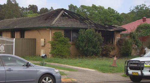 feu de maison