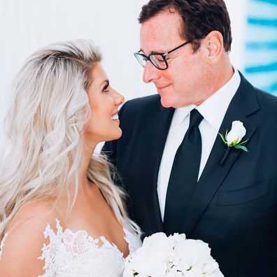 Kelly Rizzo and Bob Saget on their wedding day.