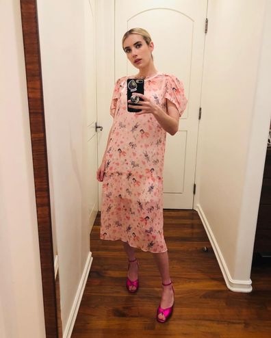 Emma Roberts, pregnant, first baby