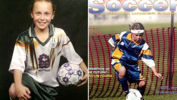 Matildas forward Caitlin Foord started playing soccer from an early age.