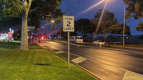 A cyclist has died after colliding into a truck on Kings Rd in Adelaide's northern suburbs. 