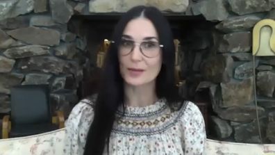 Demi Moore explains why she's got carpet in her bathroom