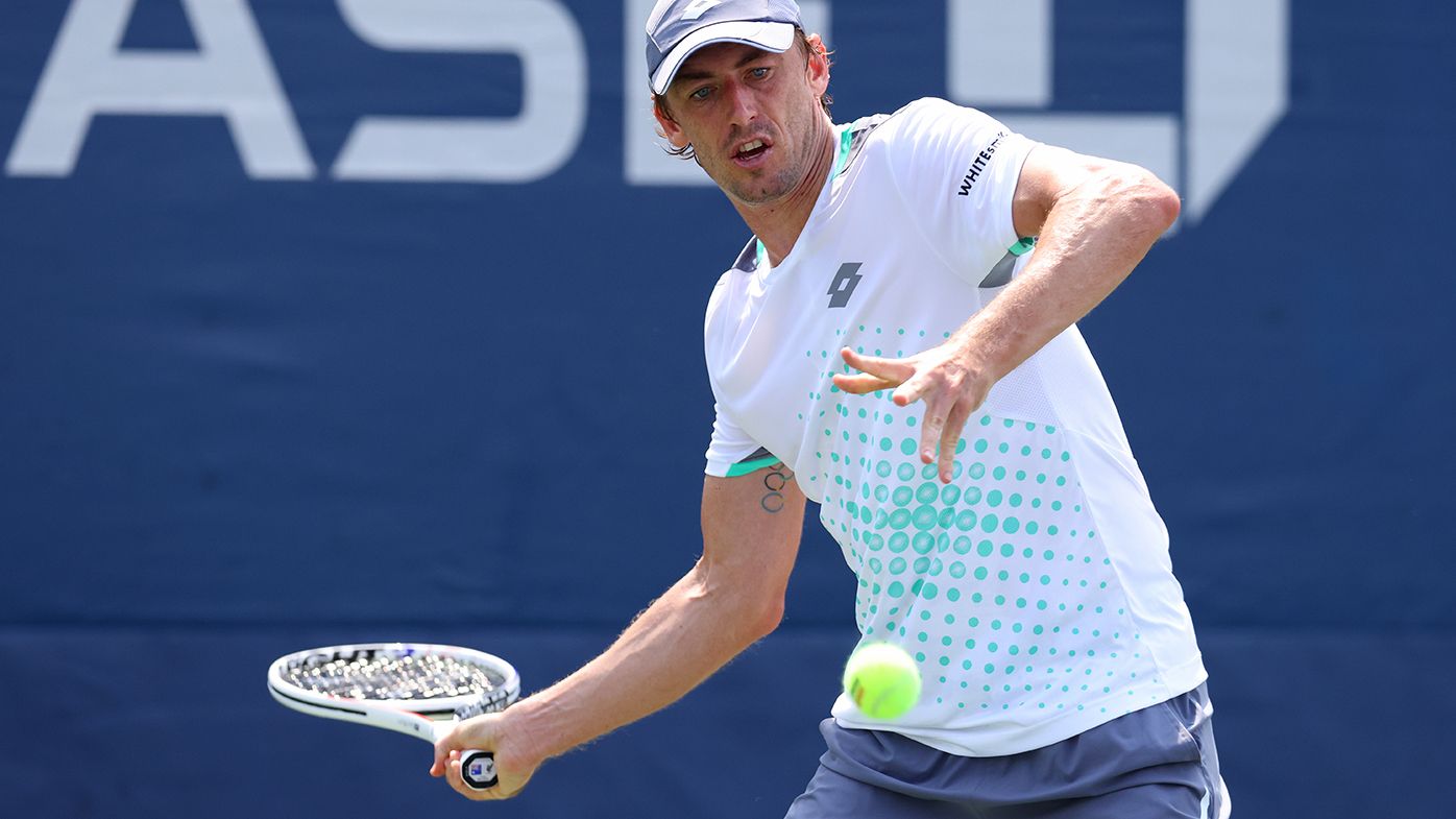 John Millman has been beaten in the opening round at the US Open.