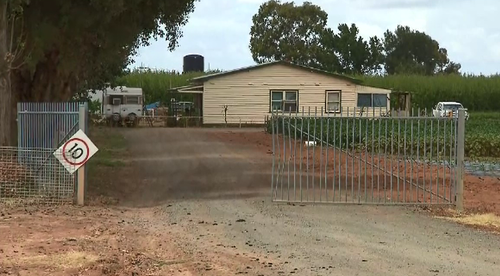 Mr Calandro was approached by the accused after returning to his farm. (9NEWS)