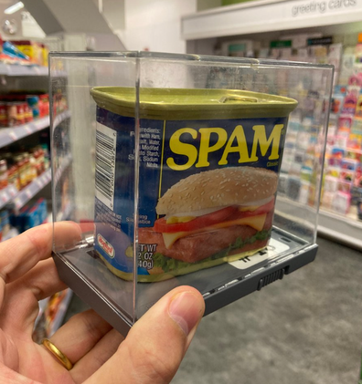 SPAM locked up in New York store