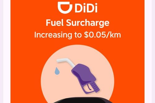 Didi Australia fuel surcharge