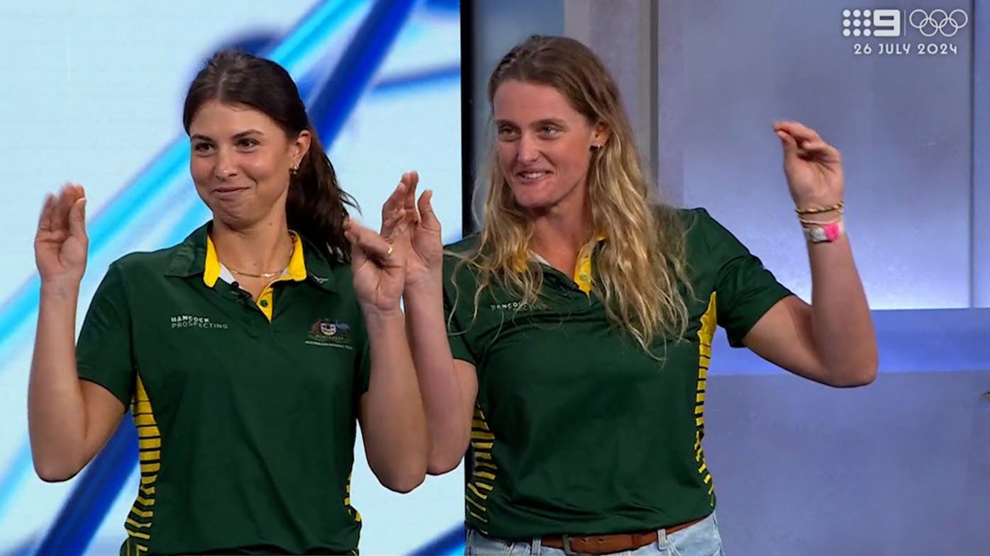 Tara Rigney (left) and Georgie Rowe.