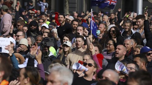 Melbourne lockdown protests
