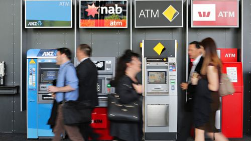 The generic 'big four banks': ANZ Bank, Commonwealth Bank, NAB Bank and Commonwealth Bank. 