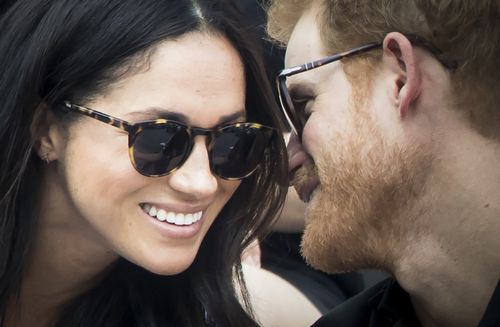 Prince Harry and Meghan Markle at the 2017 Invictus Games in Toronto. Picture: AAP