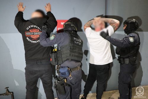 Raptor squad raid Nomad bikie gang clubhouse in Sydney
