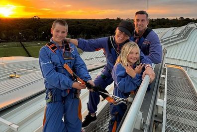 Pink and family in Adelaide 